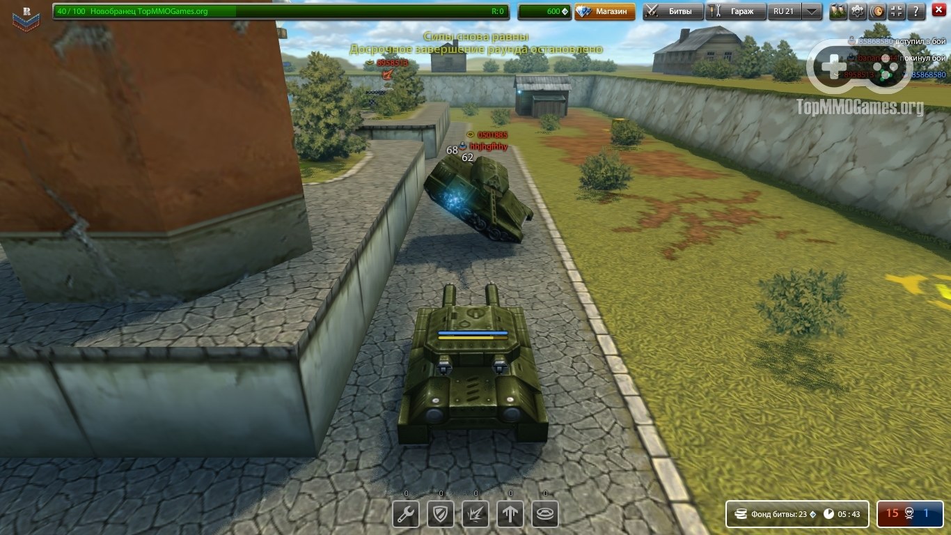 Игры про танки для детей